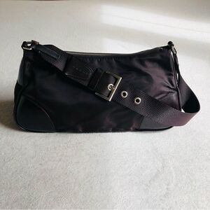 Vintage Prada Tessuto Vitel Semitracolla Small Shoulder Bag